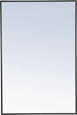 Elegant Lighting MR4077BK Monet 42 X 28 inch Black Wall Mirror.