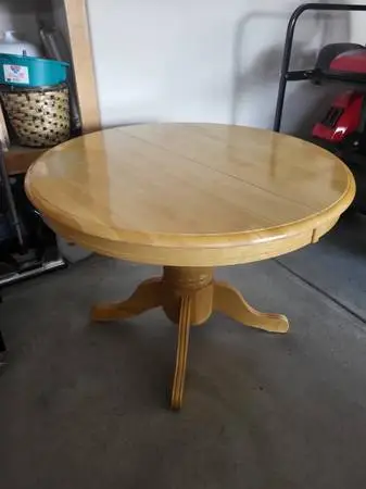 Oak table and chairs