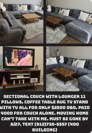 LUXURIOUS LIVING ROOM FURNITURE $2,500 OBO