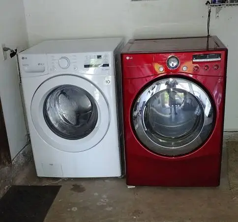 Washer and dryer