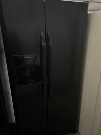 Black Side by Side Fridge