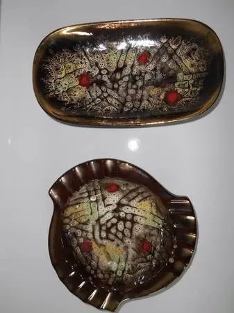 German ceramic MCM dish and ashtray