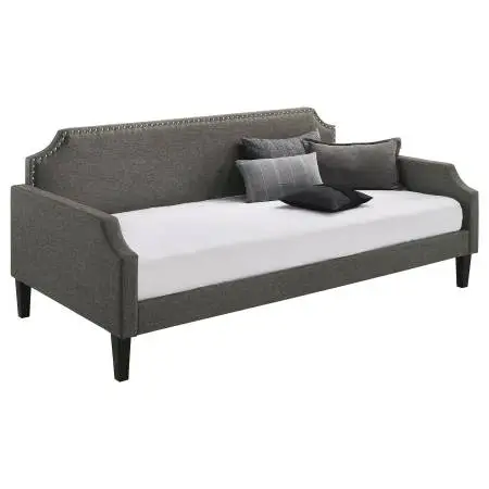 New Gray Upholstered Day Bed - TWIN