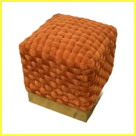Safavieh Couture Ravyn Ottoman, Sienna