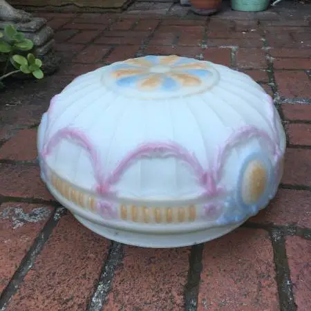 Antique Large Reproduction French ceiling fixture Globe