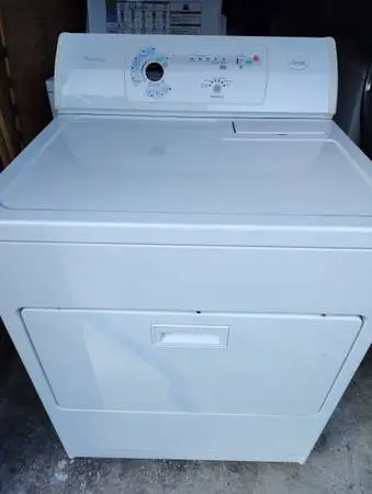 Extra large capacity Whirlpool Gold series electric clothes dryer