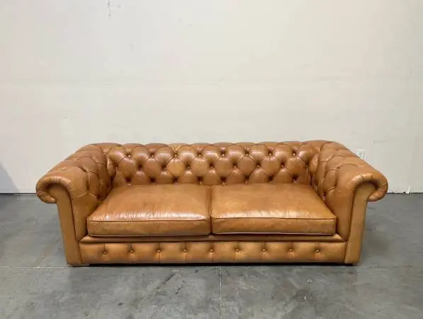 Chesterfield Leather Sofa
