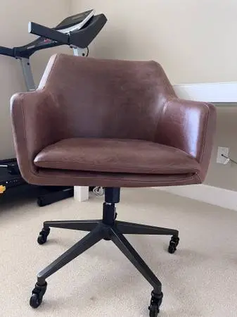 West Elm - Leather Office Chair