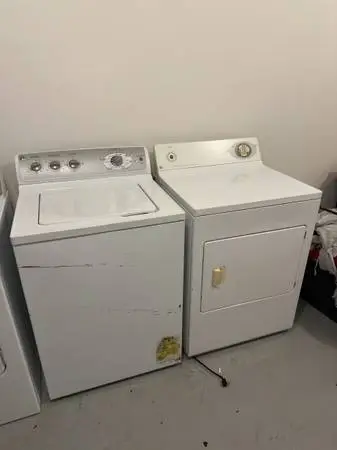 GE washer and dryer