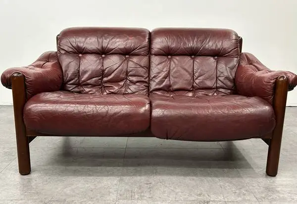 Mid Century Loveseat Sofa by Lennart Bender for Ulferts Sweden