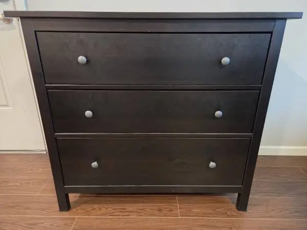 IKEA HEMNES 3-DRAWER DRESSER 2 OF 2