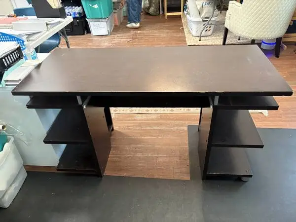 Brown Wooden Desk - NEGOTIABLE PRICE