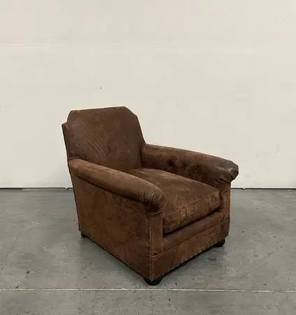 English Leather Chair