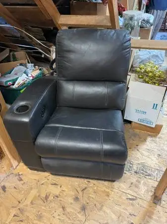 Leather Recliner sectional Piece