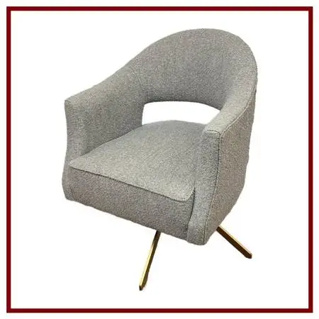 Lulu & Georia Amaris Swivel Office Chair, Gray