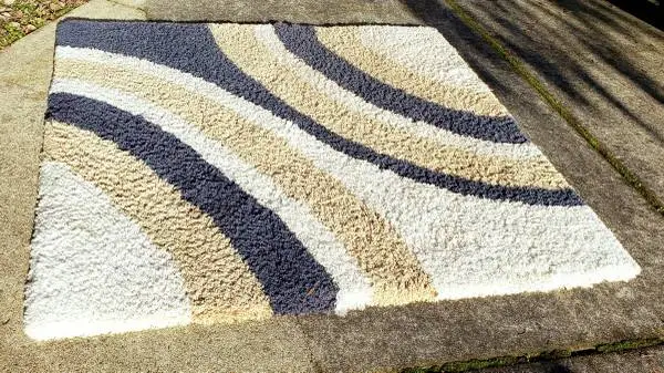 Shag Rug Great Size For Any Room - Mid Century Modern