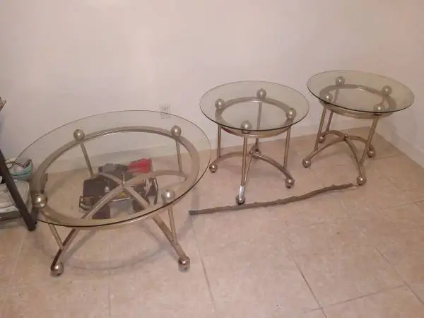 3 Piece Table Set Coffee/End tables