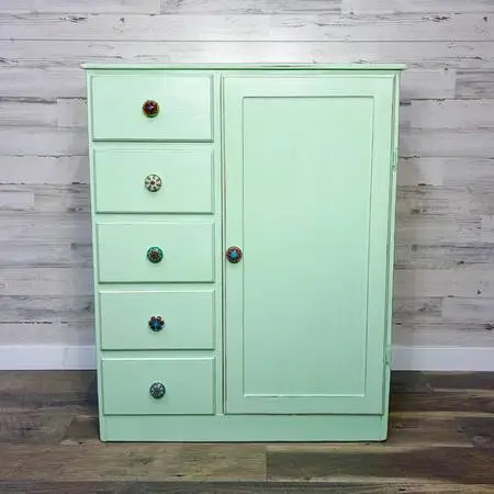 Armoire Dresser Mint Green *delivery available*