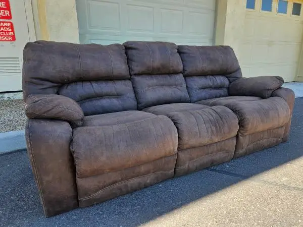 XXL DUAL POWER RECLINER SOFA BY FRANKLIN FURNITURE