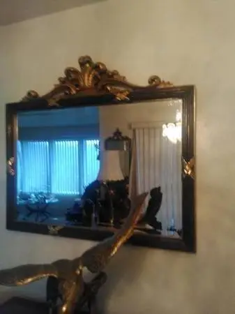 Bombay Co. Beautiful beveled glass mirror framed