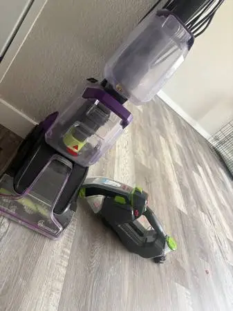 Carpet shampooer and handheld shampooer also mirror