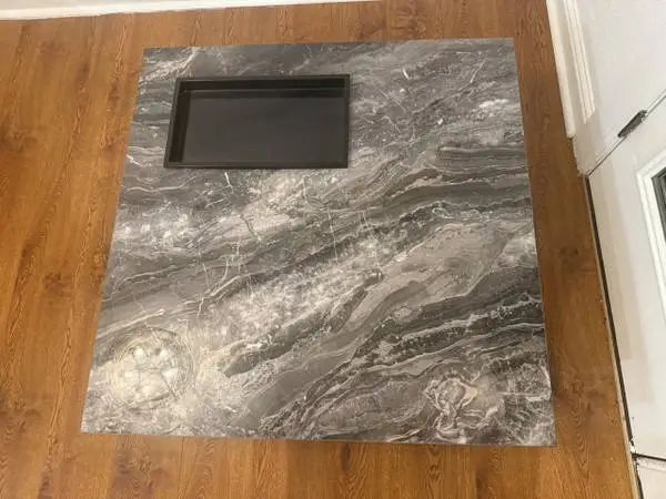 Modern Coffee Table for Living Room,Large Square Living Room Table Gra