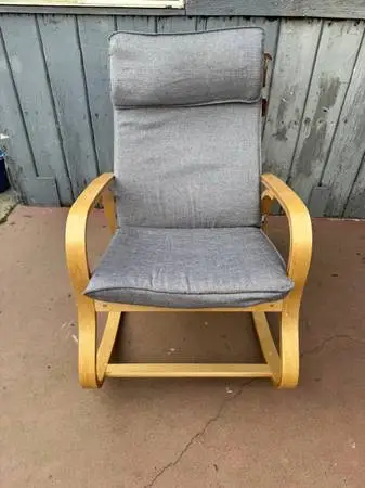 Rocking Chair Lounge Chair Relax Chair Cushion Comfortable Indoor