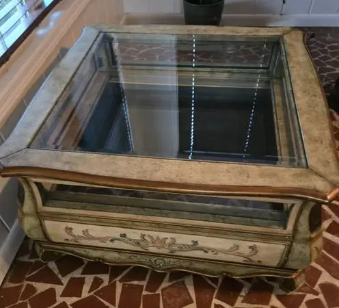 Curio Display Coffee Table