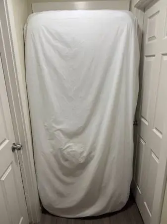 Twin Bed - extra-long - mattress and frame set