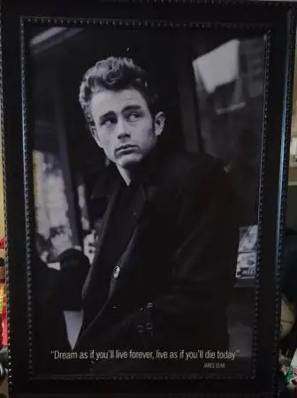 James Dean Framed Picture 42x 30