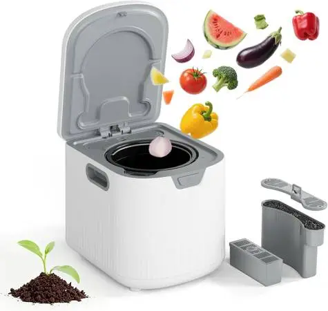 COWSAR Electric Countertop Composter for Kitchen, 2.5L