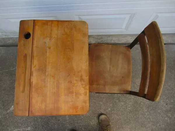 Antique School Desk