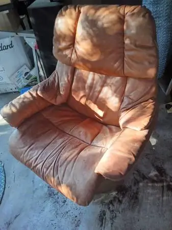Ekornes Stressless chair, natural leather