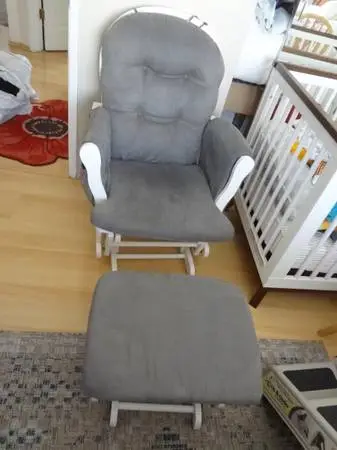 Rocking Chair with Footrest