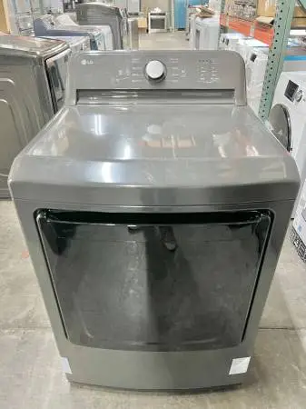 LG DLG6101M Ultra Large Gas Dryer 7.3 cu ft, New Open Box Grey
