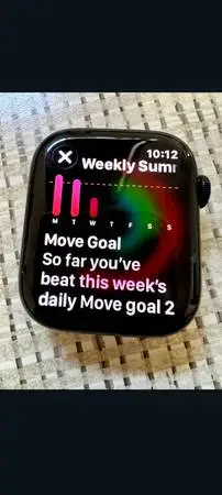 Apple Watch Series 8 45mm Midnight Aluminum - Midnight Sport Band - excellent