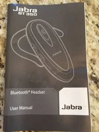 Jabra BT 350 (Power cord & Manual) Mint