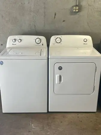 AMANA WASHER AND ELECTRIC DRYER