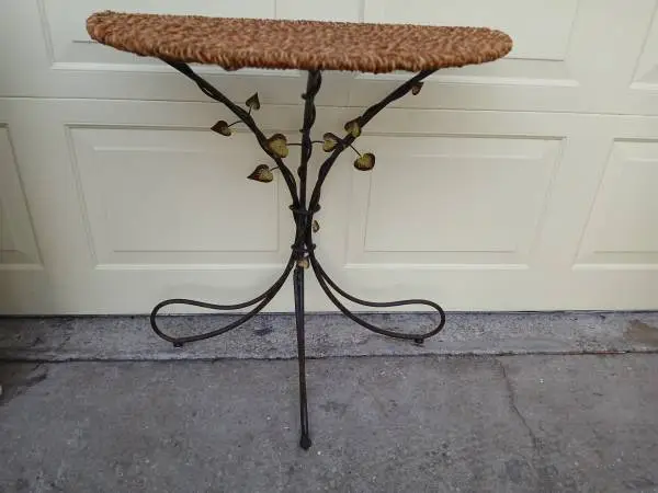 DEMILUNE, ENTRY TABLE, HALL TABLE, SIDE TABLE