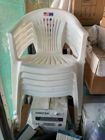 5 Patio Chairs  NEW