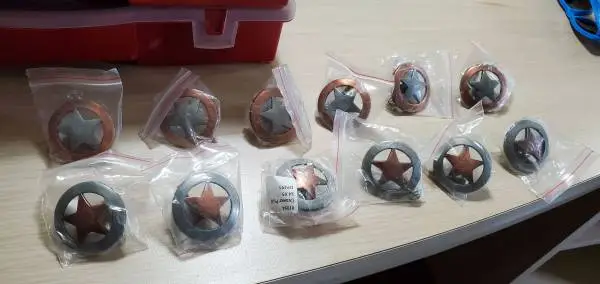 12 count Texas Star drawer pulls