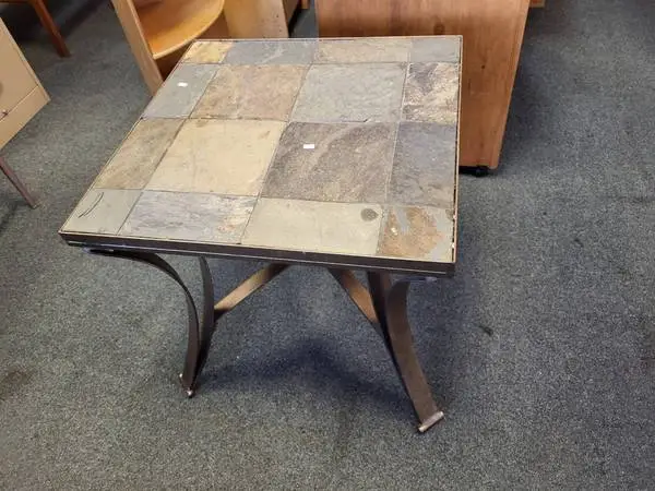Slate Top Table