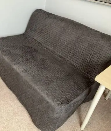 IKEA FOLDING COUCH/BED WITH LINENS