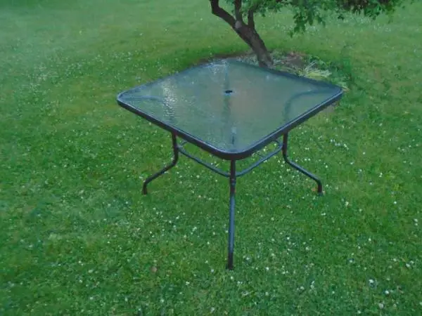 Patio Table Glass Top