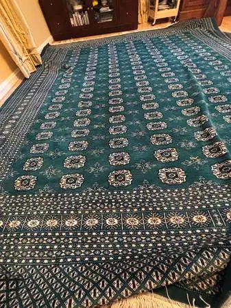 Hand-knotted Bokhara Rug 8’2” X 9’8”