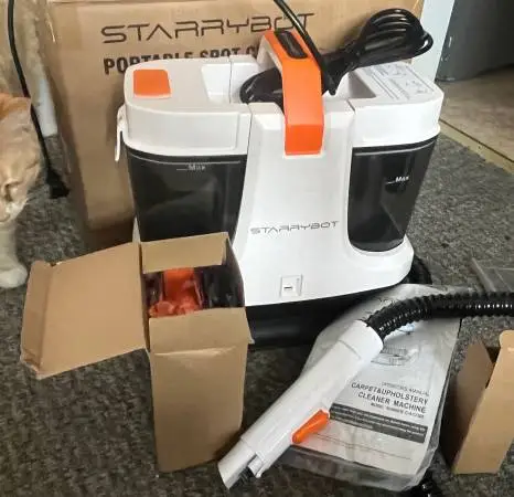 Sealed never used portable upholstery/carpet shampoo machine