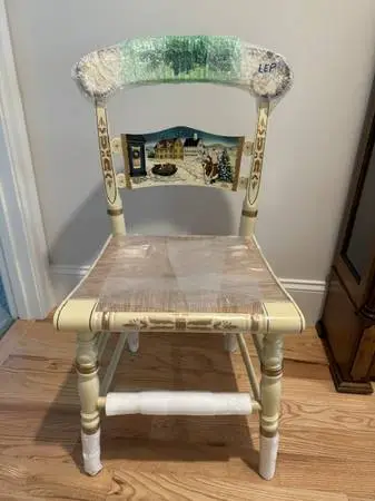 LIMITED EDITION HITCHCOCK CHRISTMAS CHAIRS