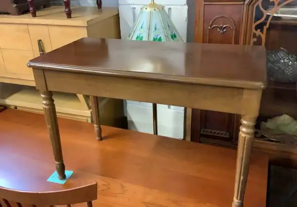 Wooden piano table