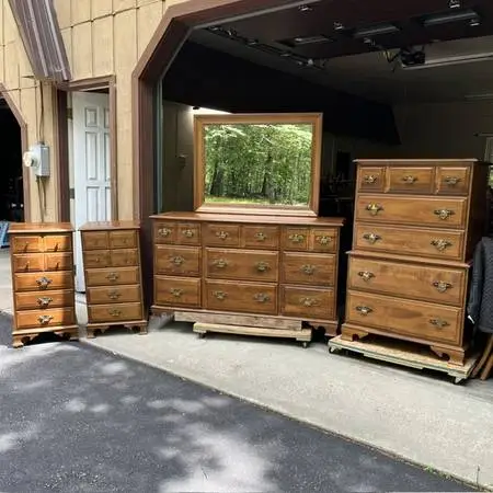 Genuine Moosehead Solid Maple Bedroom Set