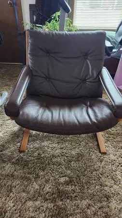 Vintage Ingmar Relling Siesta chairs - leather